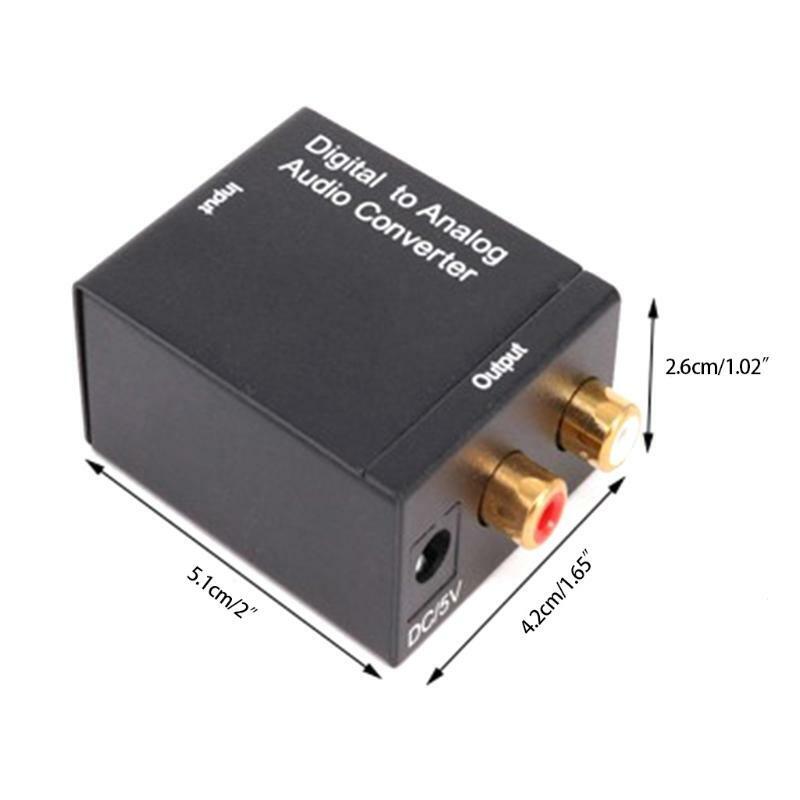Portable Audio Converter for TV Home Cinema DVD Blu-Ray Player with DC 5V Power