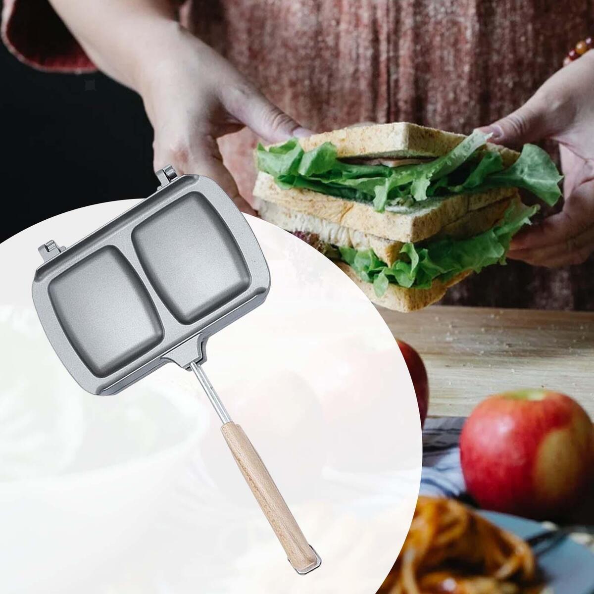 Bread Toast Maker with Heat Resistant Handles for Indoors and Outdoors