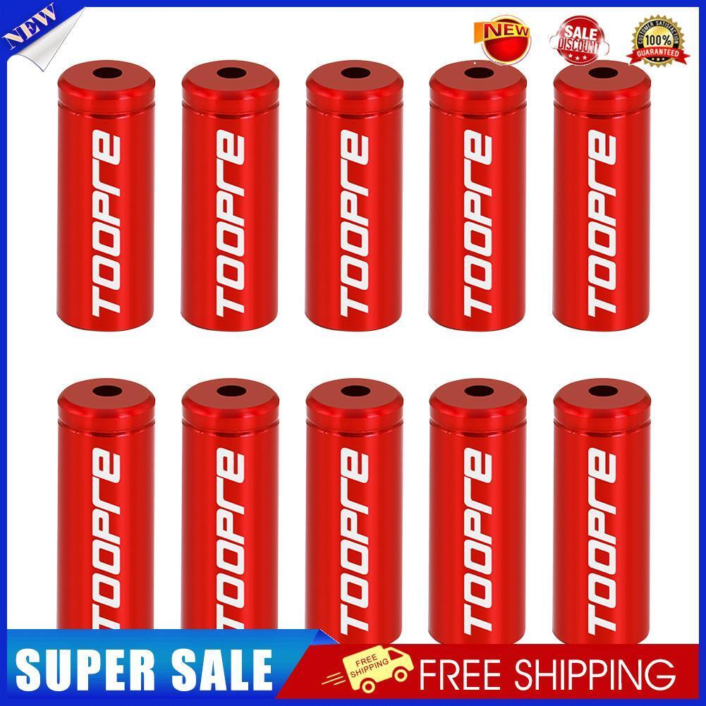 10pcs MTB Road Bike Brake Cable End Caps Inner Wire Tips (Red 4mm Shift)