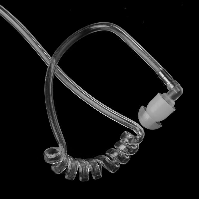 2-Pin PTT Throat Microphone Earpiece Mic For Baofeng UV5R Radio Walkie Talkie