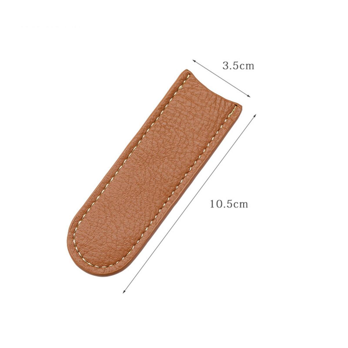 Handle Sleeve PU Leather Protective Case for Outdoor Durable Easy to Install