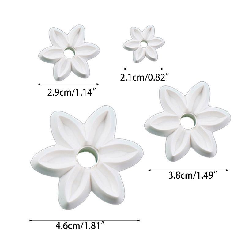 Fondant Molds Cake Decor Tool Flowers Shaped for Children Biscuit Baking Gadgets