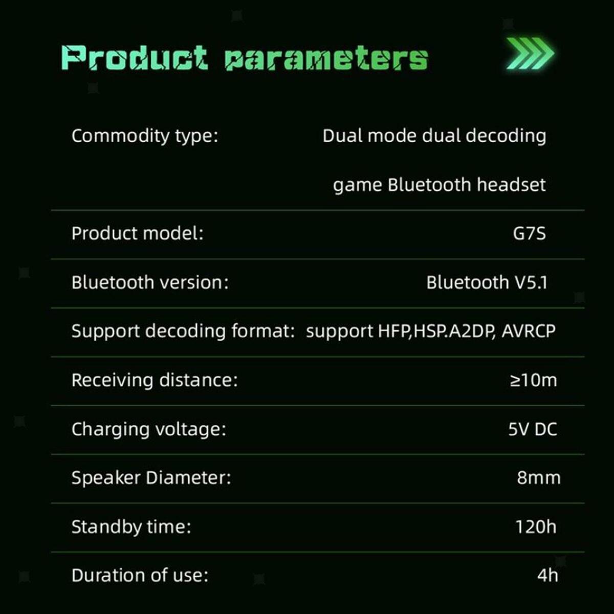 Game Wireless Earbuds for Sport Fit for iOS and Android LED Digital Display
