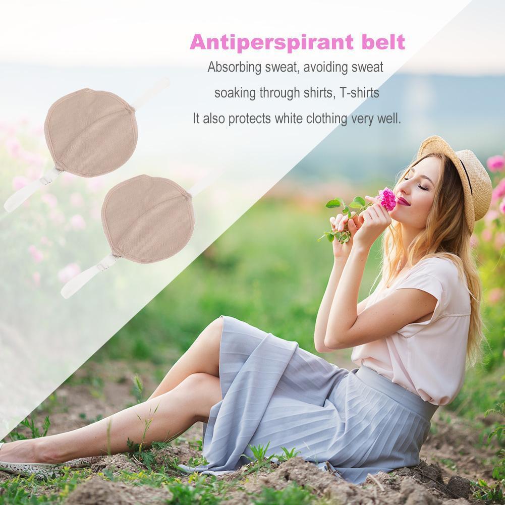 1 Pair Underarm Sweat Shield Pads Washable Armpit Antiperspirant Band Guard