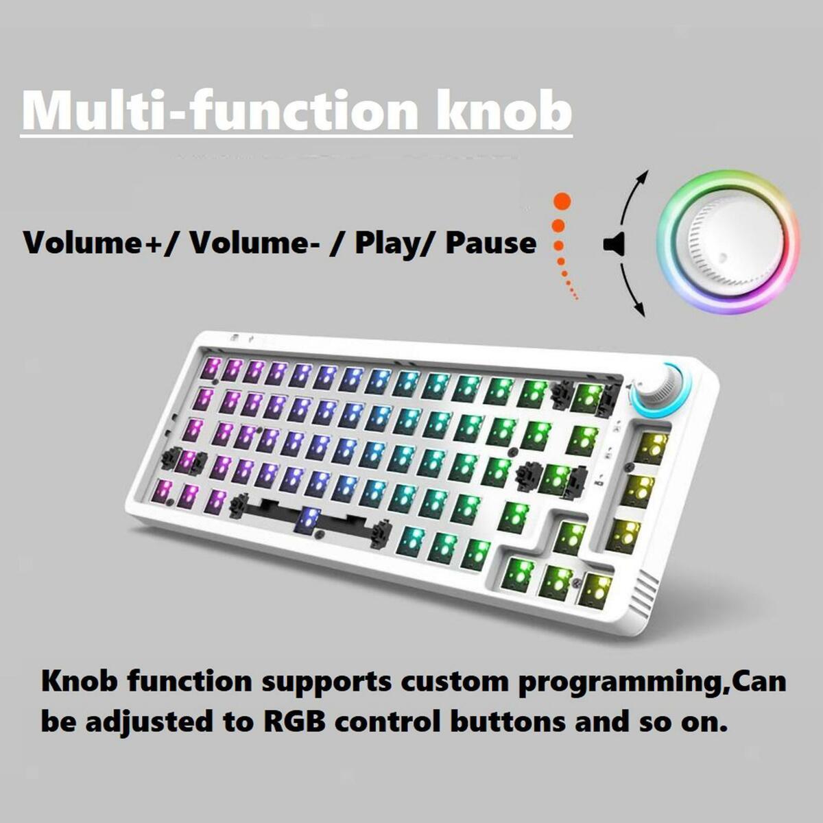2 Pack  Keyboard Kit RGB TM680 for Mechanical Keyboards