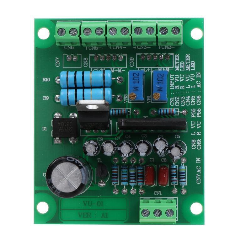 Amplifier DB Audio Level Panel Meter VU Backlight Driver Board 12V Input Backlit