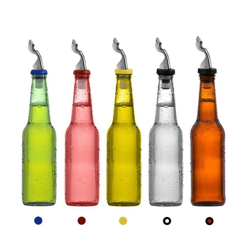 10 Pieces Wine Stoppers Food-grade Silicone Bottle Stopper Expanding Bottle Plug
