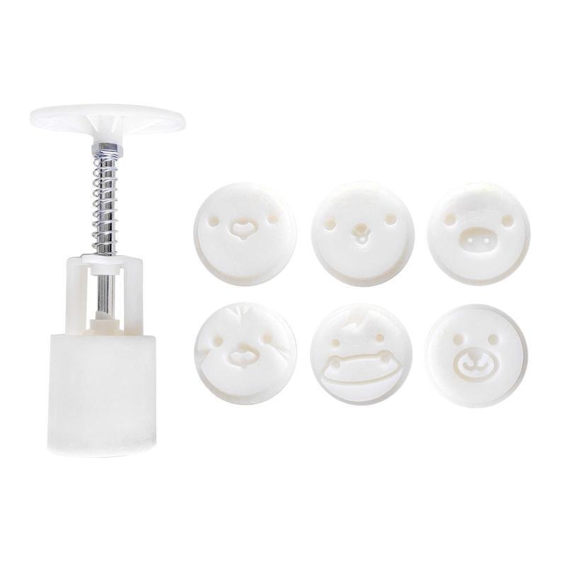 Moon Cake Moulds Cartoon Animal Shaped DIY Baking Moulds for Mid-Autumn Festival