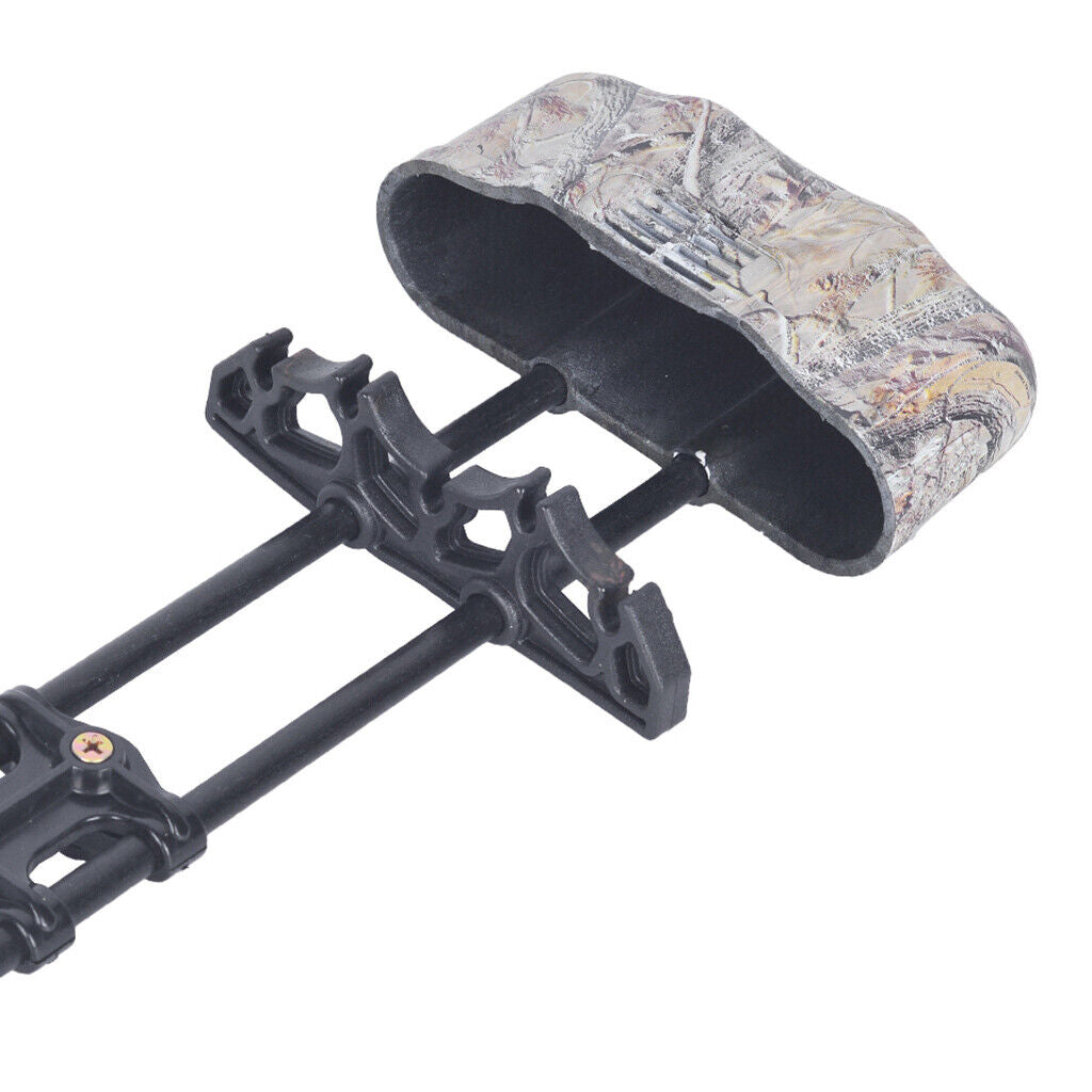 5 Arrow Quick Detach Archery Bow Quiver for Compound Bow Hunting Camouflage