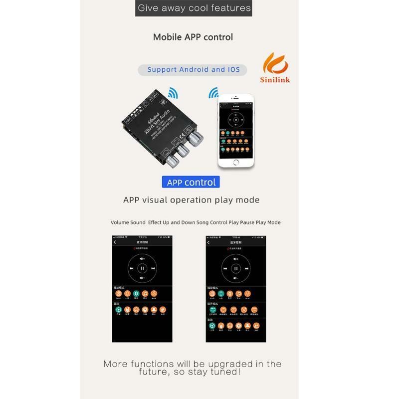 Mini Digital Power Amplifier Board with Switch & Adjustable Volume with Shell
