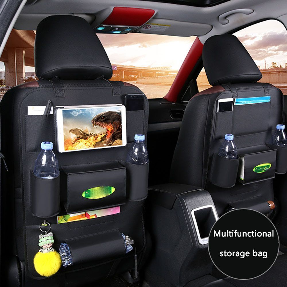 Pad Auto Storage Bag Backseat Holder Seat Back Organizer Car Seat Back Box