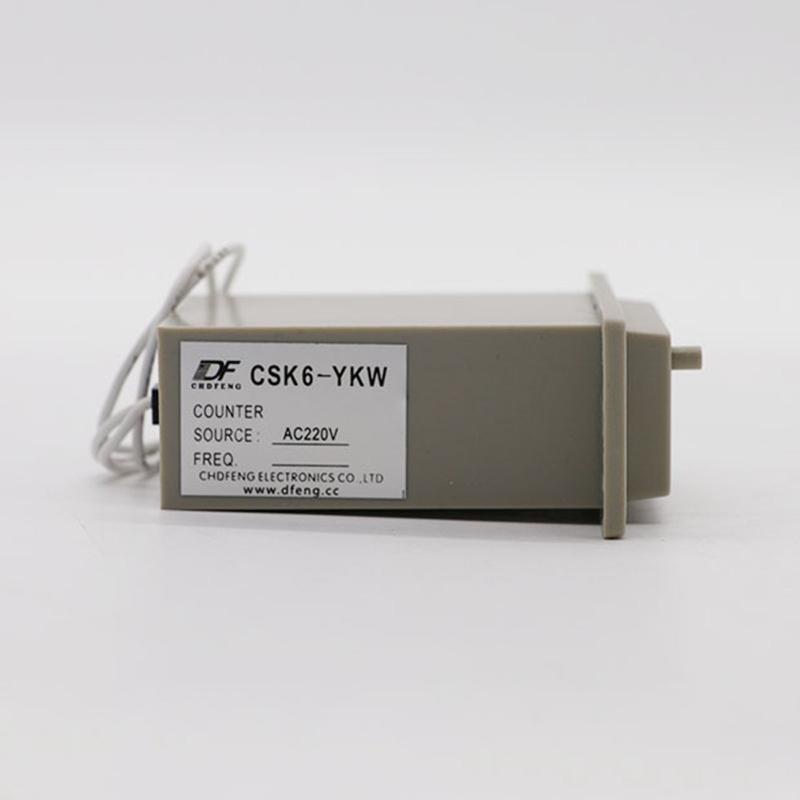 6 Digit Electromagnetic Pulse Counter Tool AC220V / AC110V / DC 24V / DC 12V