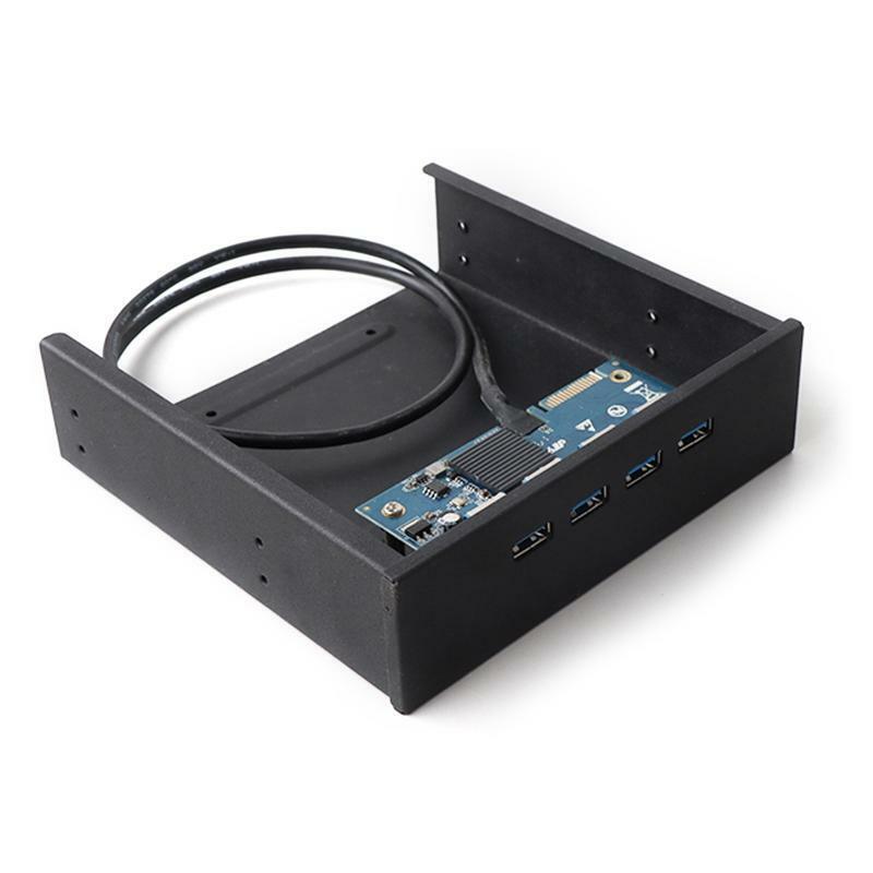 PCI-E to 4 Ports USB 3.0 5Gbps PCI Express USB 3.0 Expansion Card 3.5 in Bracket