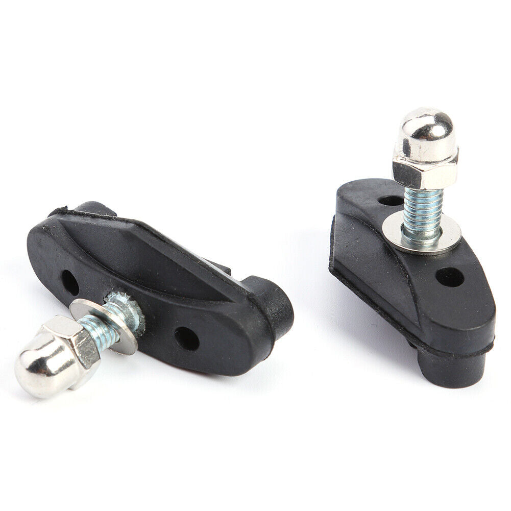 1 Pair Bicycle Brake Pads Rubber MTB Bike C-Brake Holder Cycling Equipment