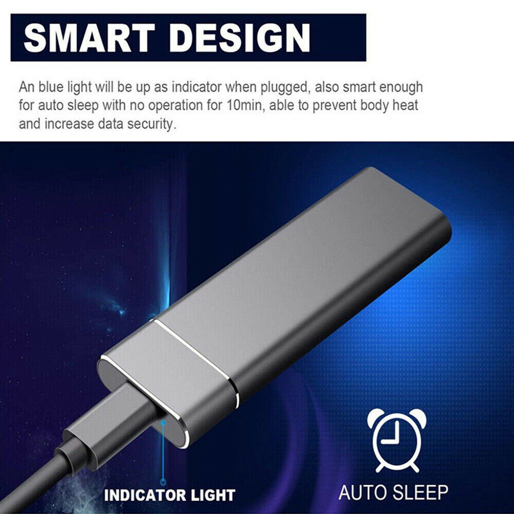 Mini Hard Drive Type-C External SSD Mobile Solid State Drive Disk (16GB)