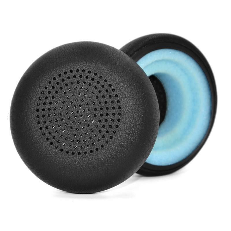 Replacement Leather Ear Pads Cover Earpads for -Jabra Evolve 75 75+ / 75 UC / 75