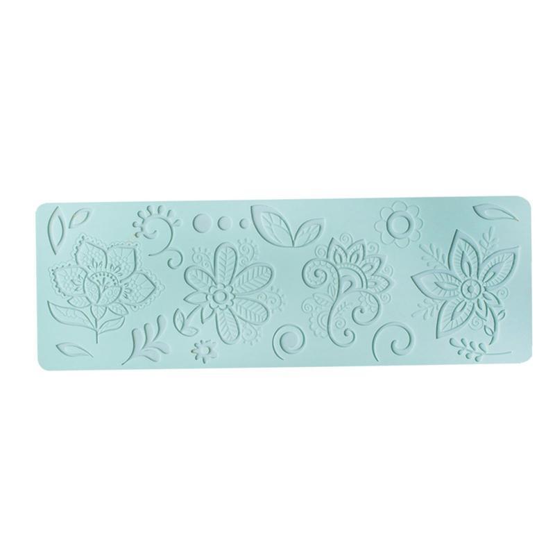 Relief Cake Border Silicone Exquisite Flower Molds Gift for Baking Cake Lover