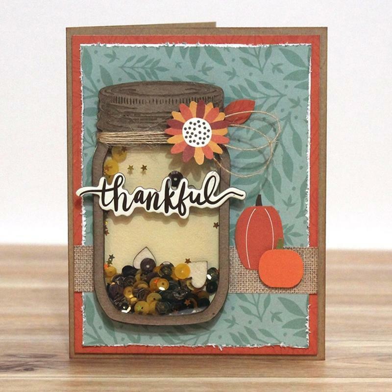 Mason Jar Shaker Metal Cutting Dies Stencil Scrapbooking DIY Album Mold