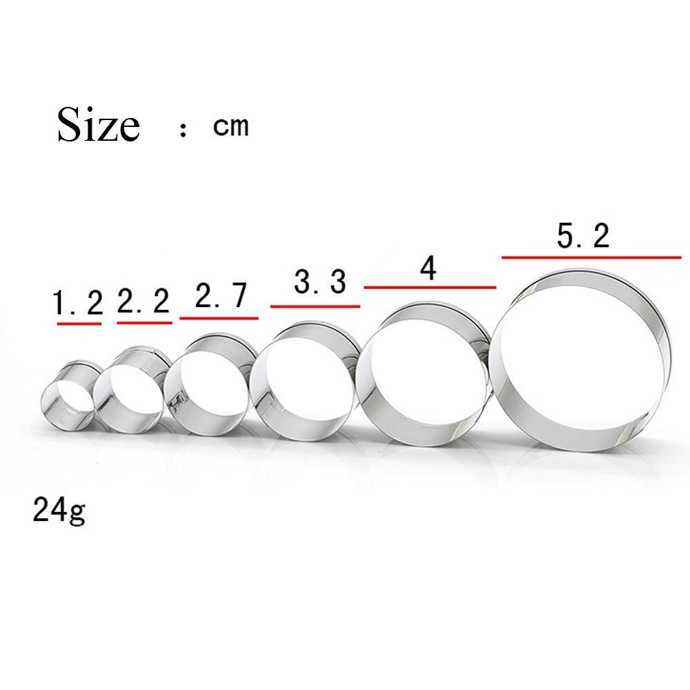 Round Shaped Cake Mould Cookie Cutter Baking & Pastry Tool Circle Biscuit Molds