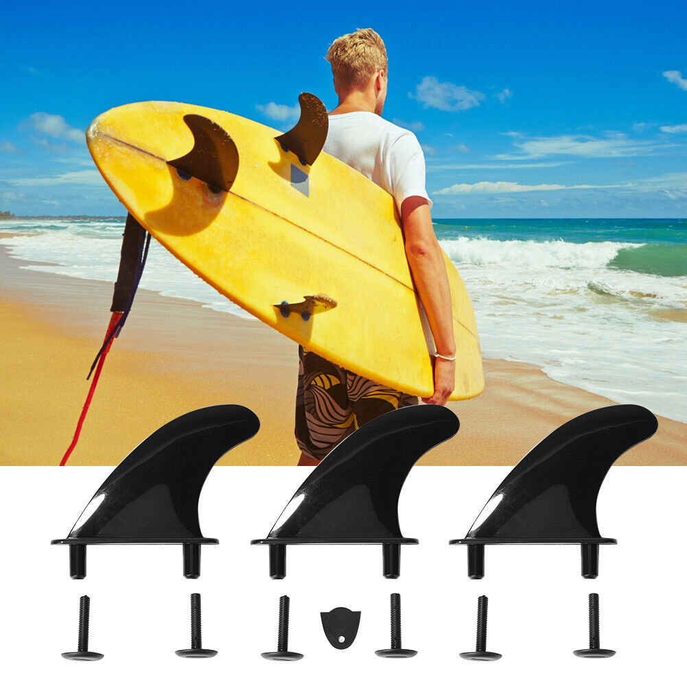 3x Soft Surf Fin for Surfboard Softboard Stand Up Paddle Board Accessories