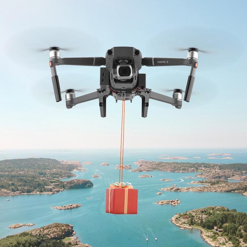 Airdrop System for Mavic 2 Pro/Zoom Fishing Bait Ring Gift Delivery Life Rescue