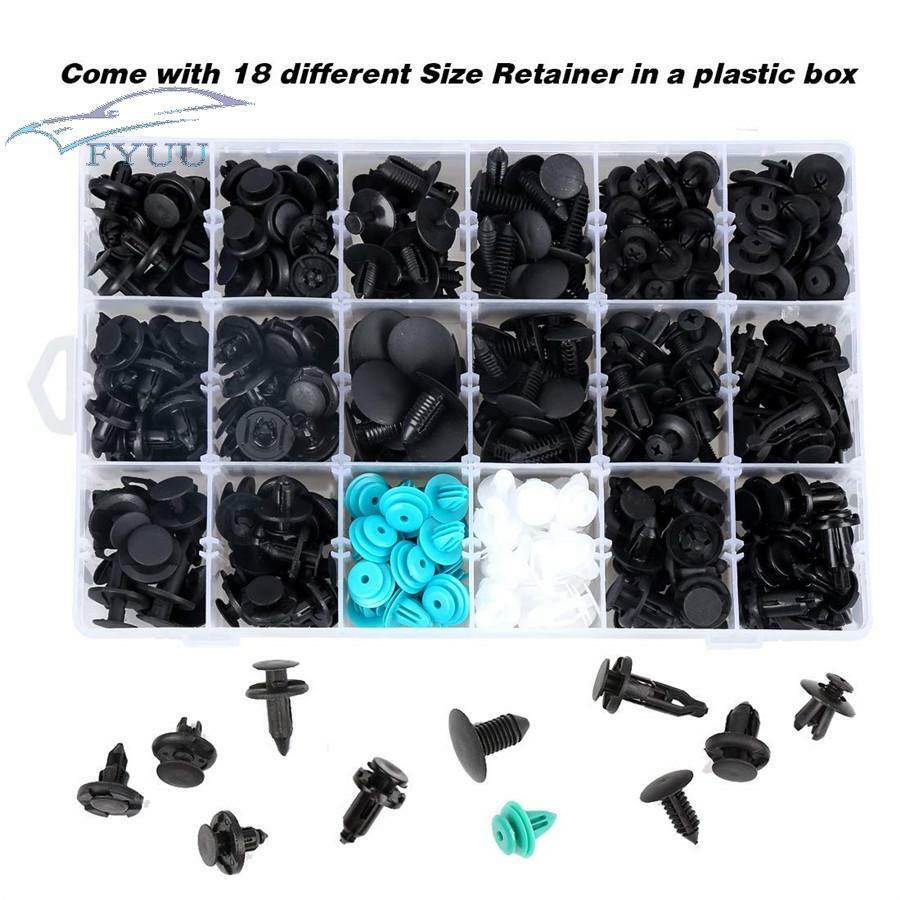 360PCS Car Door Fender Bumper Liner Fixed Mixed Fastener Clip Sealing Strip