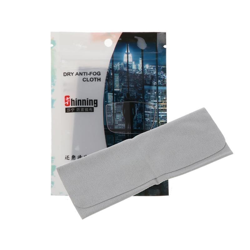 Grey Cleaning Glasses Eyeglasses Cloth Anti-fog Economy Sunglasses Cleaner Cloth