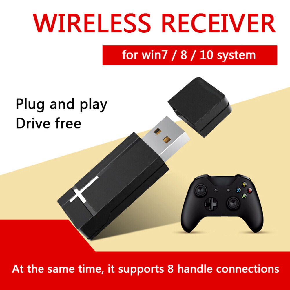 2.4GHz PC Controller Adapter USB Joystick Wireless Receiver for XBOX ONE