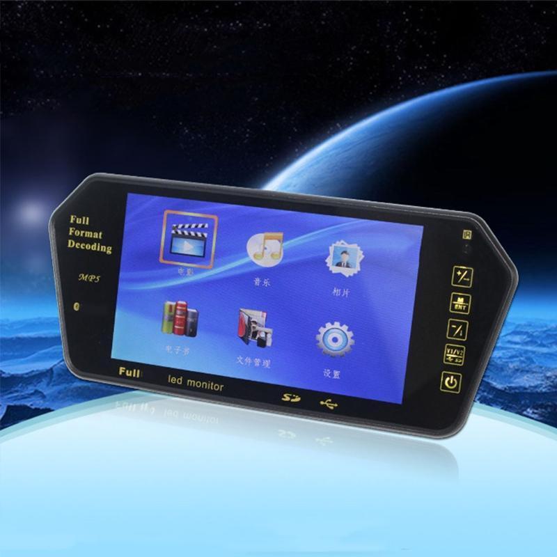 Car Assistant Monitor MP5 Display Rearview High Definition Screen Back-up Camera