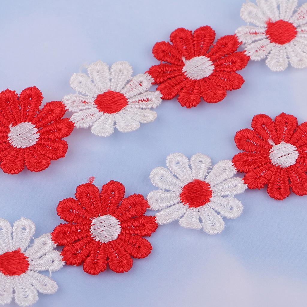 Lace Trims Crafts Ribbon Embroidered Patches Lace DIY Scrapbooking Decor