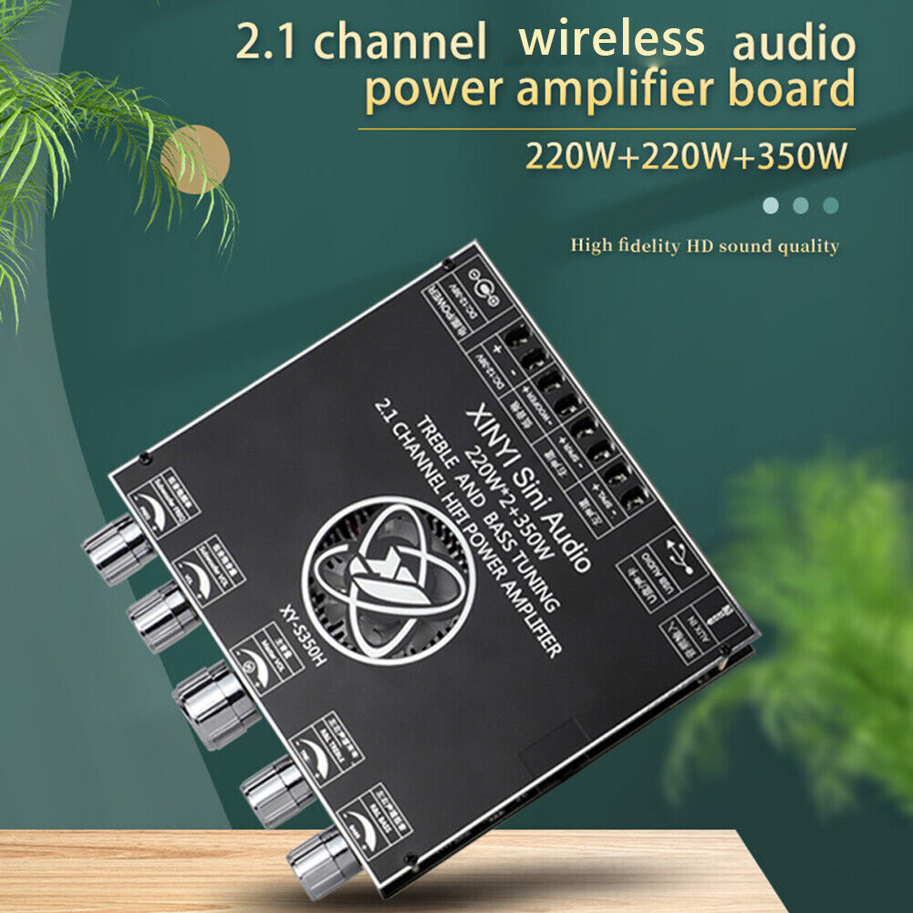 XY-S350H App Control 220Wx2+350W Amplifier 2.1 Dual Channel Wireless Module