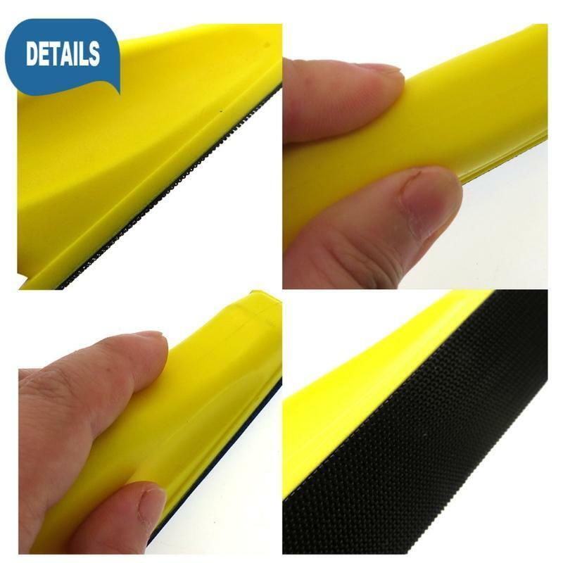 2 Piece Practical Hand Sanding Block Sanding Disc Holder for Furniture Polishing