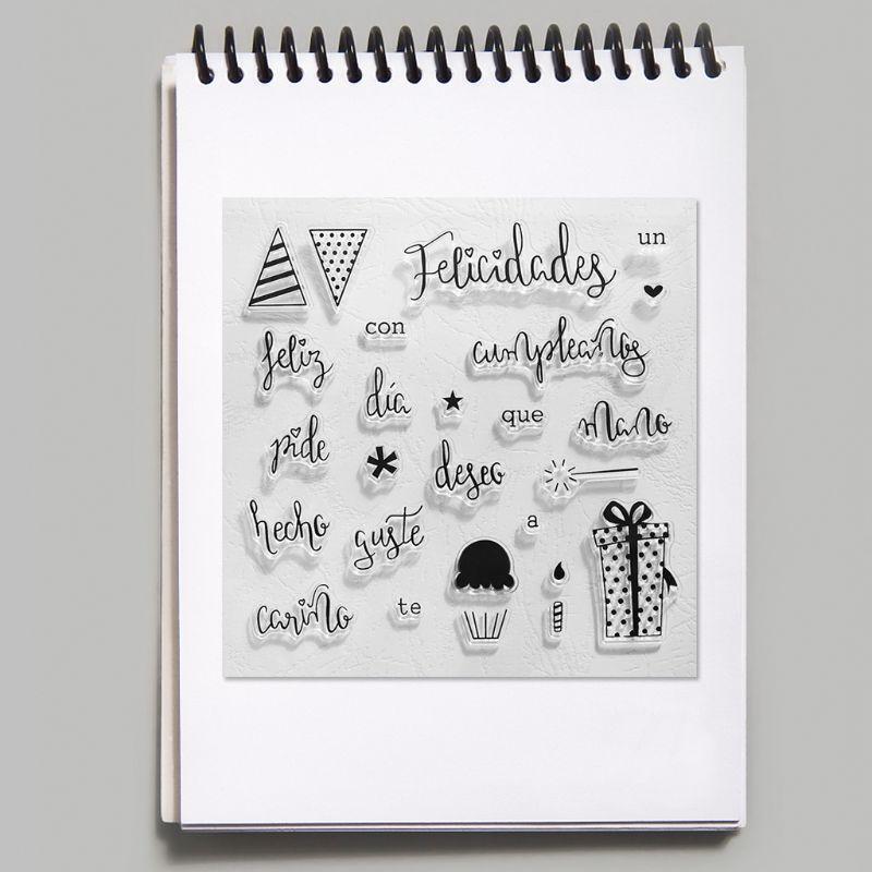 Benediction Silicone Clear Seal Stamp DIY Scrapbooking Embossing Photo Album Art