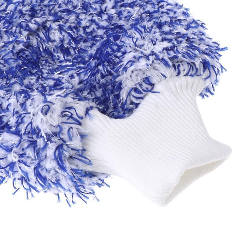 Car Care Glove Plush Soft Microfibre Wash Mitt Microfiber Car Cleaning Detailing