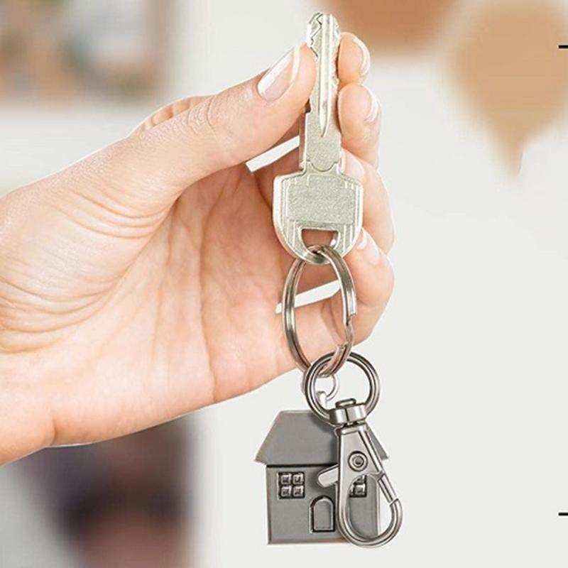 Key Ring with Lobster Claw Clasps and Open Jump Rings 56Pack Keyrings for DIY