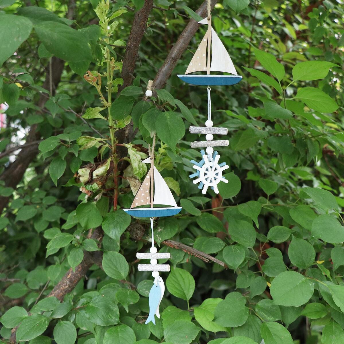 Party Supplies Wooden pendant Crafts Decorative Hanging Ornaments Ocean style
