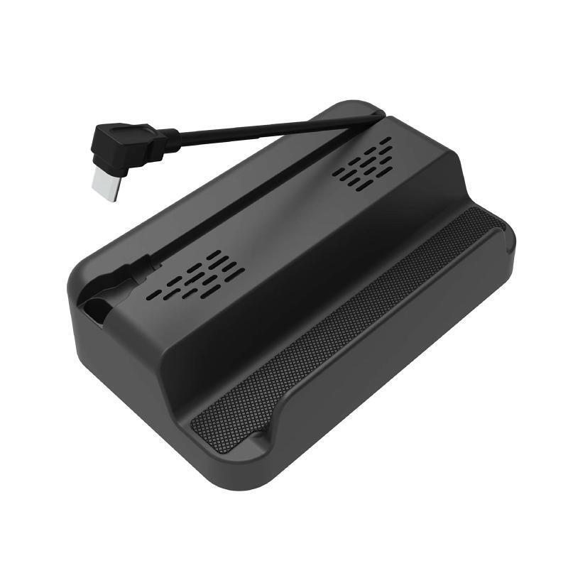 Game Console Stand Base Holder Bracket with Charging Cable for Steam Deck