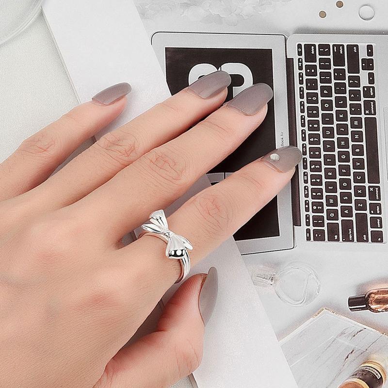 Fashion Finger Rings Various Amazing Decor Cute Promise Eternity Ring Bowknot