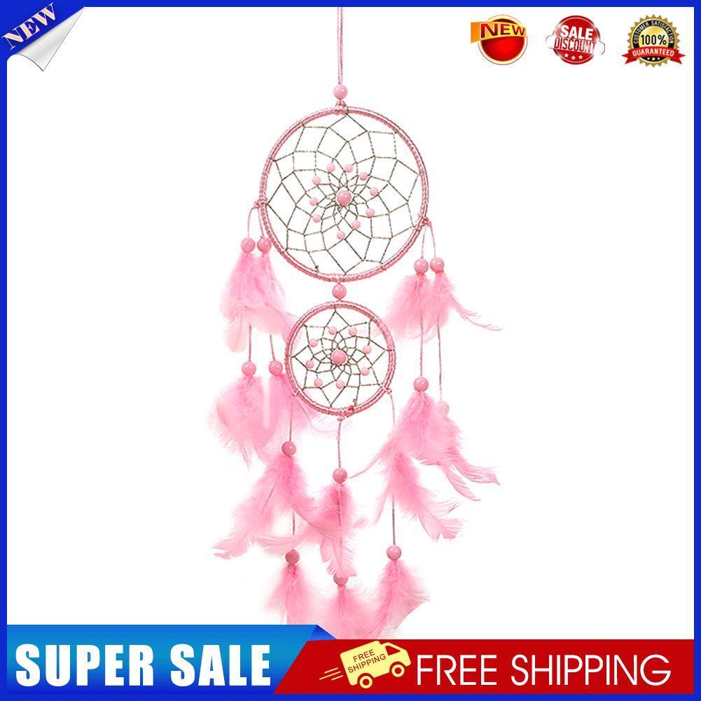 Pink Dream Catcher Girls Dreamlike Feather Dreamcatcher Home Room Decor