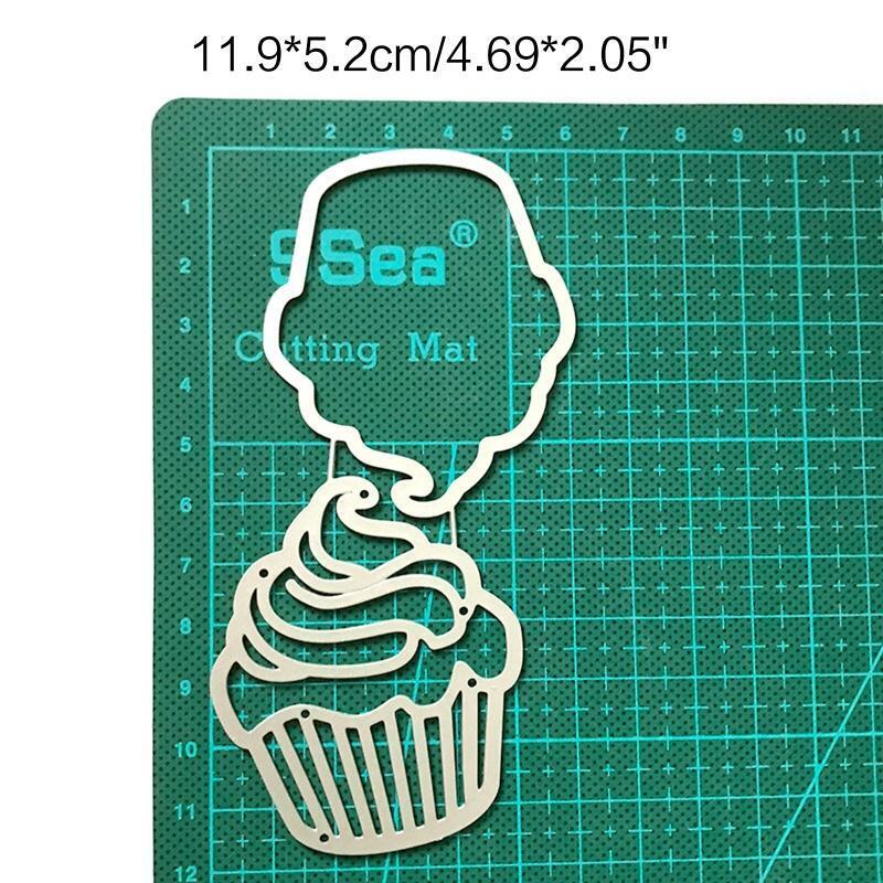 Cupcake Shaker Cutting Dies Stencil Scrapbooking DIY Album Stamp Paper Card