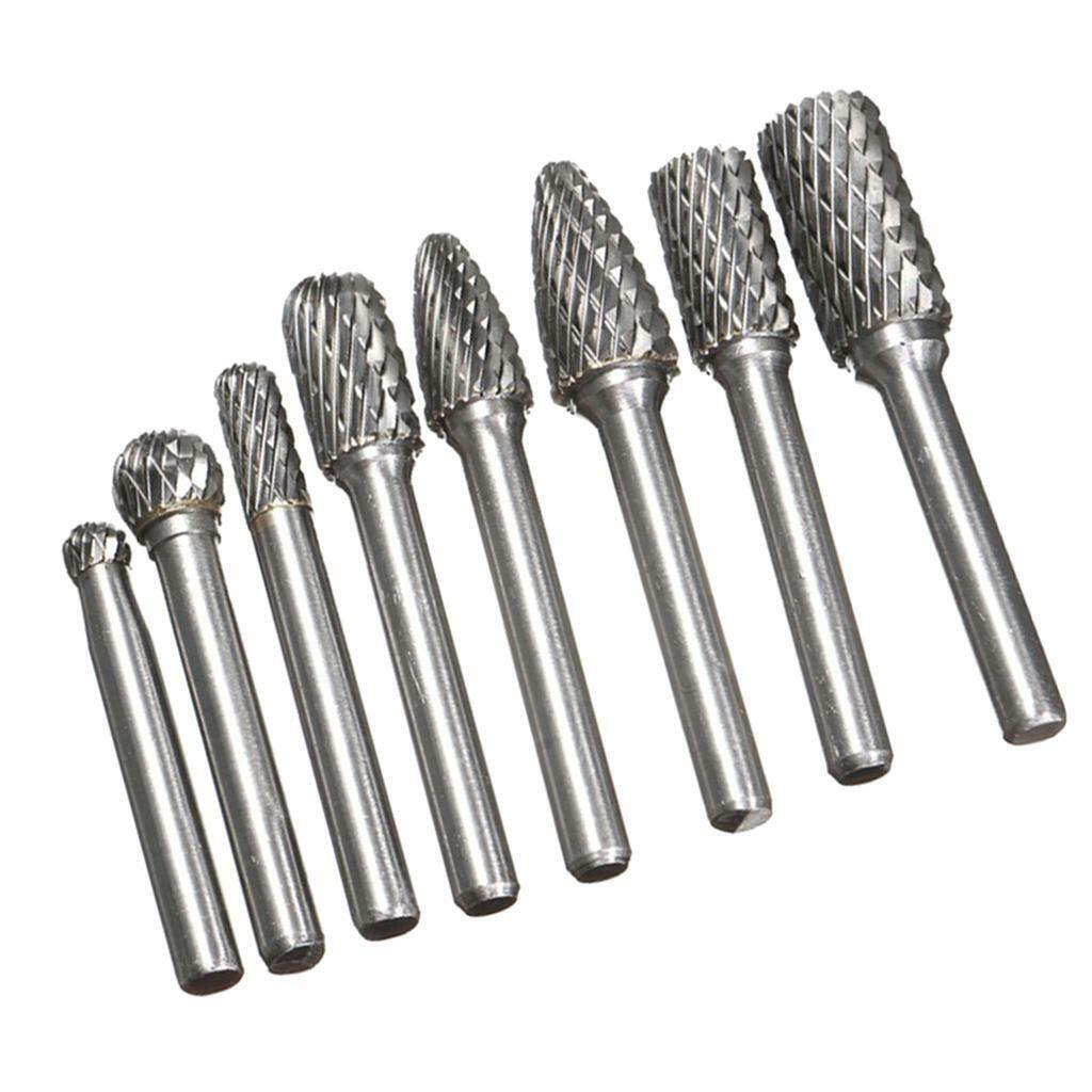 8-piece set double slot rotary boring tool Drill Carving Bit Set