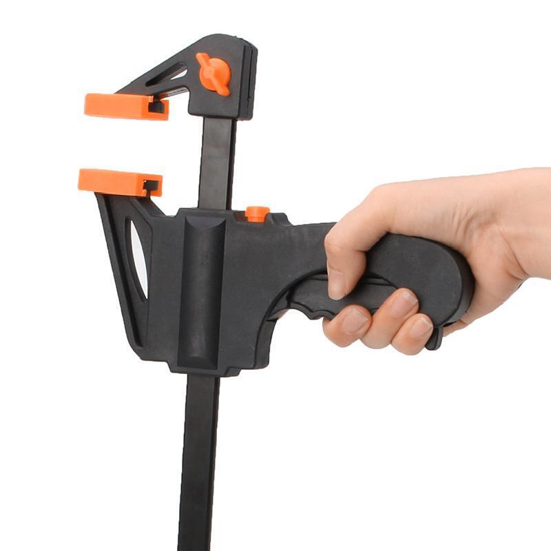 10 Inch Wood-Working Bar Clamp Quick Ratchet Release Speed Squeeze DIY Hand Tool