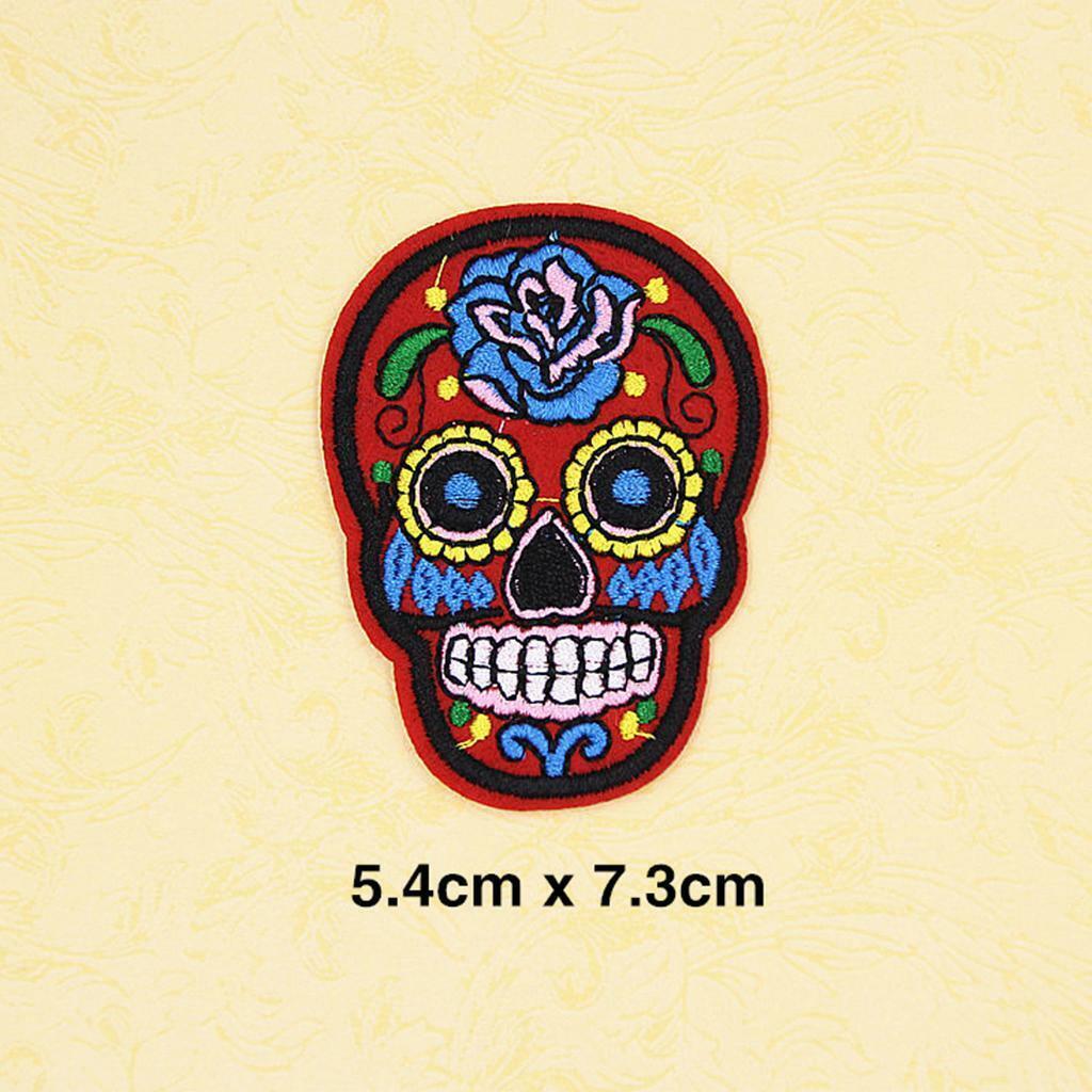 8Pcs Fancy Sugar Floral &  Embroidery Applique Patch Sew  Badge