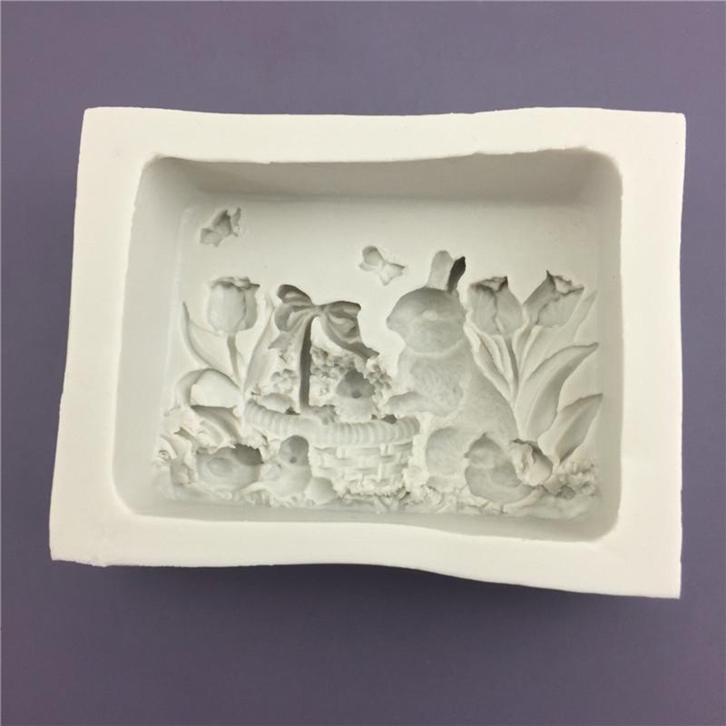 Silicone Mold for Soap Cake Candy Chocolate Making Fondant Mould Forest Theme
