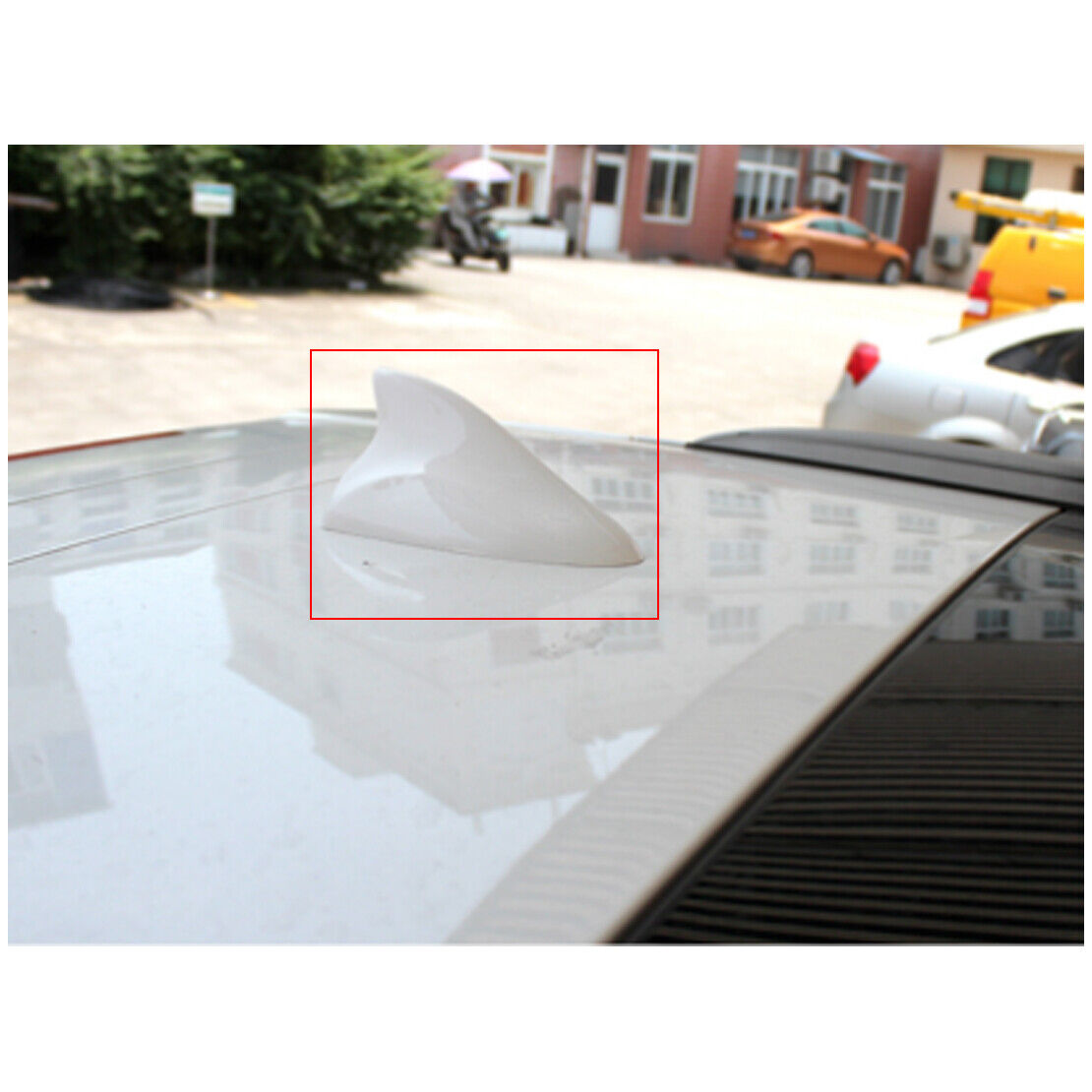 White ABS Shark Fin Antenna Aerial Roof Cover Assy Fit For Kia Sorento 2016-2020