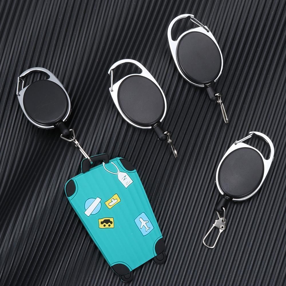 Belt Bag Accessories Key Ring Buckle ID Card Holder Name Tag Badge Reel