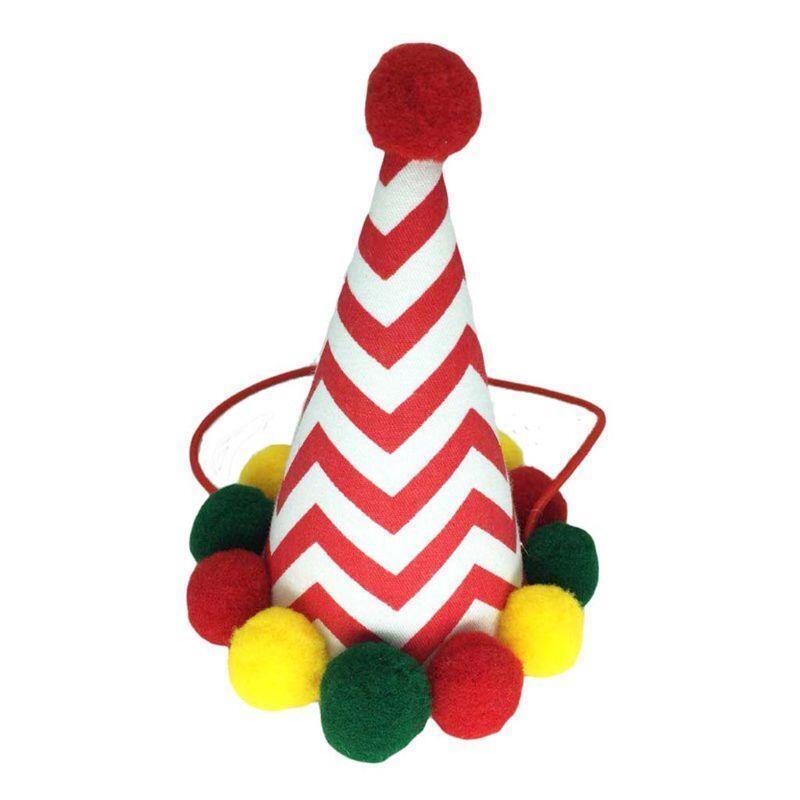 4Pcs Christmas Dog Hat Bowtie Saliva Towel Set Pet Puppy Party Holiday Costume
