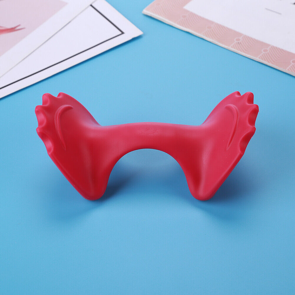 Portable Plastic Manual Cervical Massager Shoulder Head Back Tool (Pink)