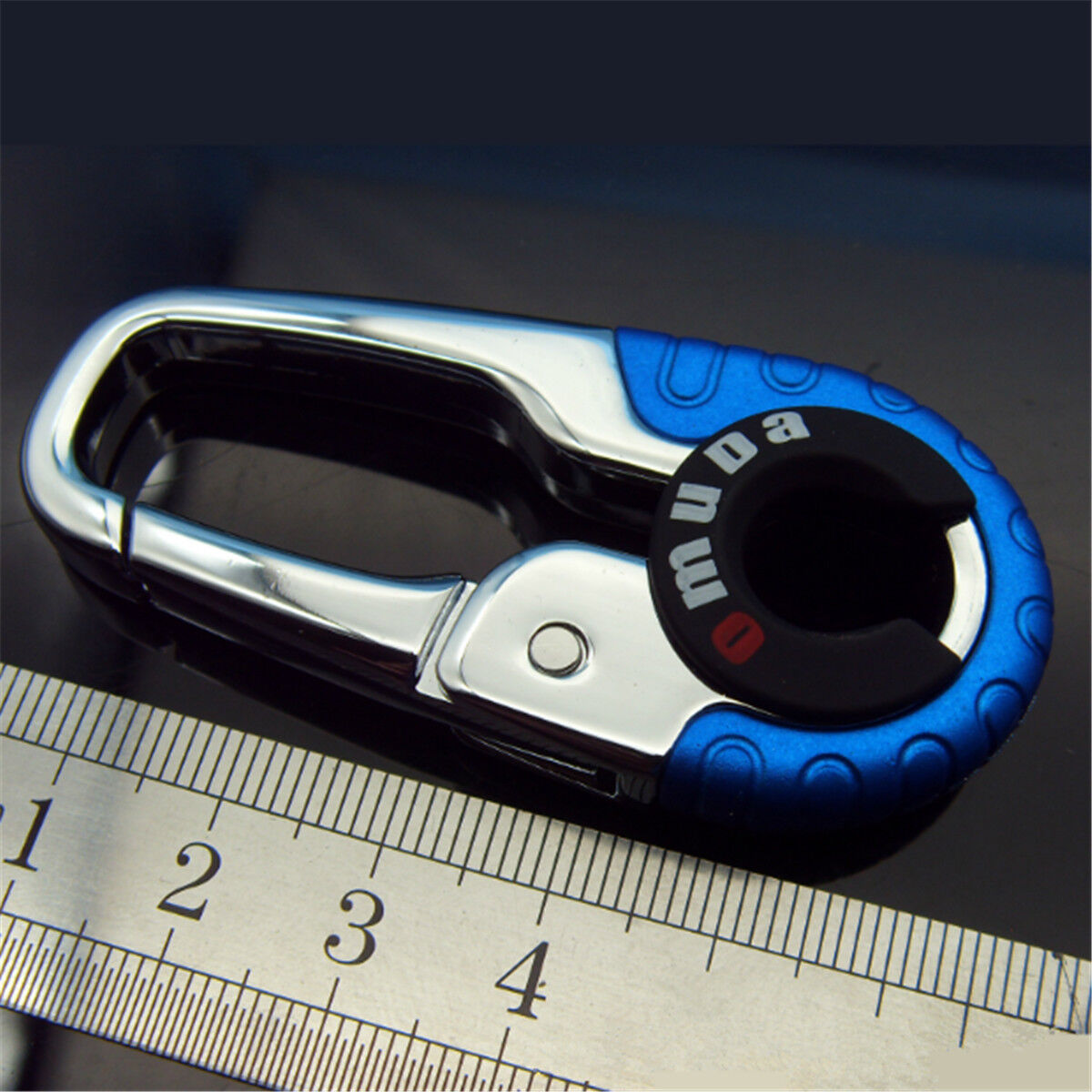 Keychain Key Ring Hook Outdoor Stainless Steel Buckle Carabiner Climbing Random