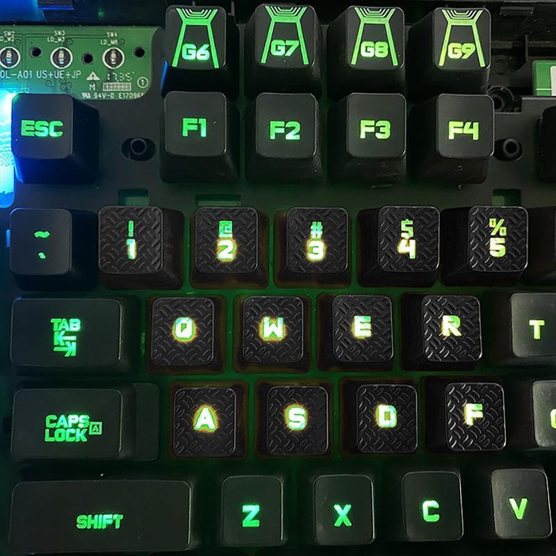 13Pcs Backlit Keycap forLogitech Romer-G G910 G810 G413 G310 Mechanical Keyboard